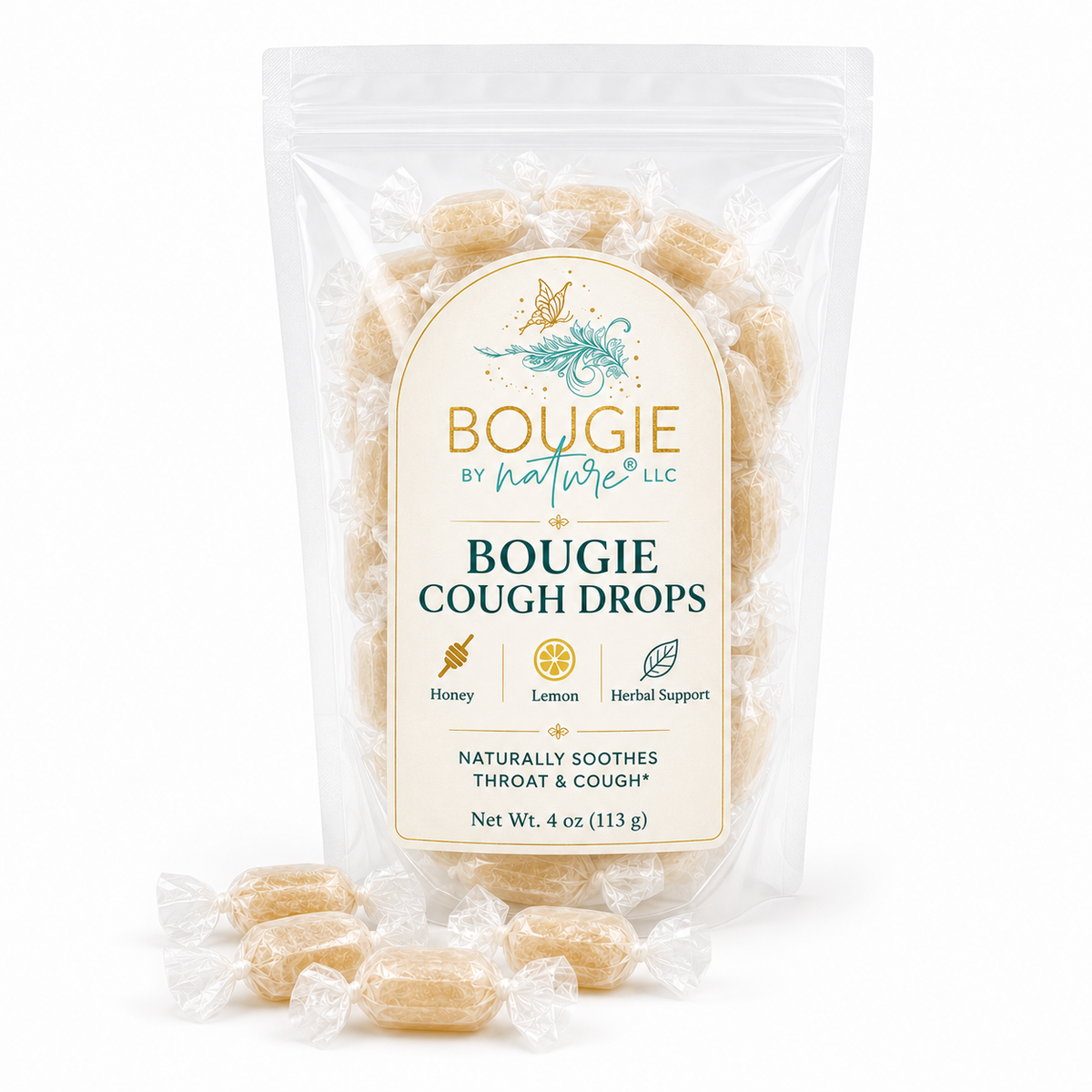 "Bougie Drops" Honey Cough Drops